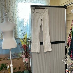 Women's Straight Leg Jeans - White